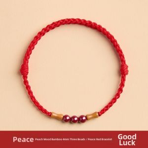 FUGUANGPUZHAO | Zodiac Horse Red Rope Charm Bracelet