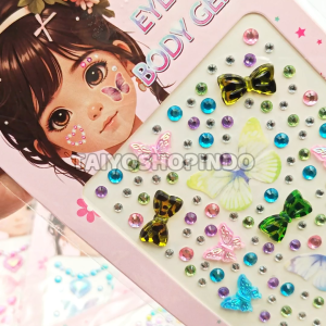 TAIYO Stiker Kristal Muka dan Badan Face and Body Gems Sticker Aksesoris Hiasan Wajah Diamond Wanita