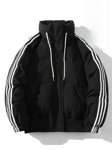 ROMON | เสื้อแจ็คเก็ตขนเป็ดฤดูหนาวแบบบางเฉียบสำหรับผู้ชาย ทรงพอดีตัว ปกขนสัตว์ ปกป้องจากอากาศ แจ็คเก็ตแบบสวมสบายสำหรับฤดูใบไม้ร่วงและฤดูหนาว