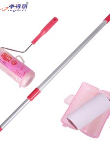 Jingdeli Household Dust Sticking Paper Dust Removal Roll Lent Remover Pet Sticky Hair Roller Retractable Removable Large Size