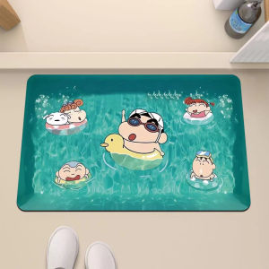 พรมเช็ดเท้าห้องน้ํา การ์ตูน การ์ตูน สไตล์แห้งเร็วดูดซับน้ําพรมกันลื่นห้องน้ําทางเข้าห้องน้ําพรมใช้ในบ้าน