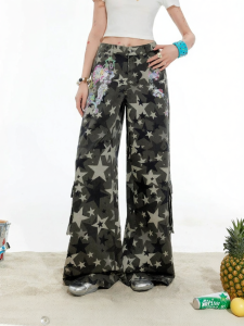 Unifree | Collaborative Camouflage Print Workwear Pants