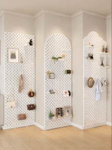 BEIQIVI | Non-drilling Custom Thickened Magnetic Stainless Steel Shelf Black