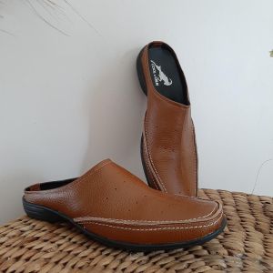 Sendal Sepatu Tutong Kulit Sapi Pria.(Garansi 100% uang kembali jika sendal bukan kulit)