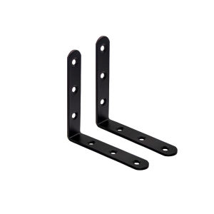 2/4/8pcs Metal L-Shape Brackets 100mmx100mm 90 Degree l Bracket Corner Braces Right Angle Mounts for Wood Shelves Furniture