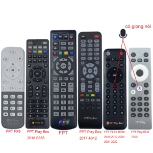 Remote Control for FPT Play BOX Receiver (Compatible with All Types of FPT TV Boxes) Choose FPT BOX Series