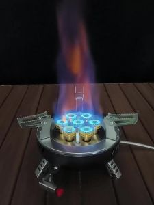 BRS | BRS 207A/207 Estufa De Siete Estrellas Para Exteriores Estufa De Tres Estrellas Estufa De Gas Plegable Portátil Estufa Feroz