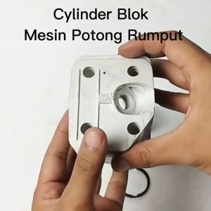 Cylinder Block Blok Komplit Mesin Potong Rumput Model segi lima 328 318