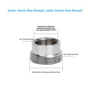 SINAIER | Water Faucet Adapter with Aerator and Thread Conversion