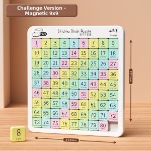 XIAOGUAICAI | Mathematical Thinking Training Digital Huarong Road 9-Grid Puzzle