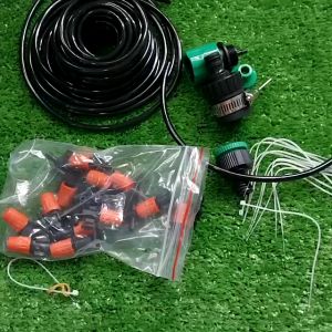 Hệ Thống Tưới Phun Sương Tự Động Làm Mát Căn Nhà Cây Cảnh -Bộ 10m dây( 6mm )và 12 béc phun
