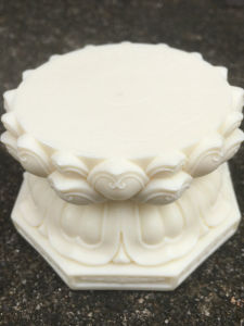 Ivory Nut Guanyin Buddha Statue Lotus Base Guanyin Bodhisattva Display Retro Dashboard Cover Crafts Hand Pieces