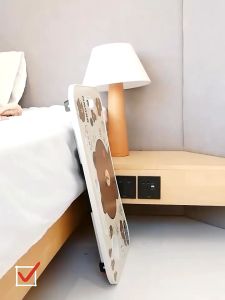 Bàn Học 3D Gấp Gọn Thông Minh Có Khe Cắm Cho Máy Tính Bảng và Laptop Có Ngăn Kéo Bàn Học Gấp Gọn Ngồi Giường