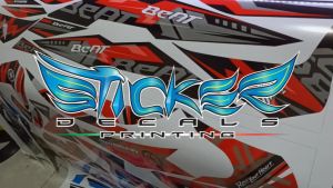 hondaWave Dash 110 DBT Stock Decals