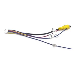 RCA Reversing Rear View Cable Adaptor Car Stereo Audio DVD Radio Monitor 10Pin Connector for Rear View Backup Camera