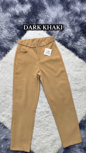 Shop Haul Womens High Waist Trousers Non-Gartered Pants with Back & Side Pockets | Sizes 29-33 | Basic Minimalist Bottoms *HM276