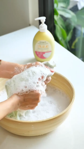 Nước giặt đồ lót chính hãng enzyco nước giặt đồ lót hữu cơ cho bé cho bầu an tâm sức khỏe enzyme sinh h dứa bò hòn 465ml