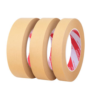 High-Sticky Kraft Paper Tape Brown Writeable Tape Self-Adhesive Water-free Environmental Protection Multi-purpose Tapes 50M