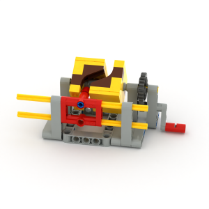 Domestic Mini Engineer Robot Building Blocks Gear Mechanism Assembly Slot Cam Mechanism Educational Toy Set for Teens