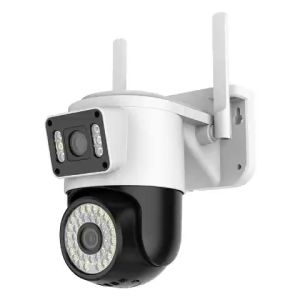 🥇GOOD Chioce Dual screen 2 cameras🥇Xiaomi V380 PRO Dual Cameras Cctv With Audio and Speaker IP Security Camera Motion Detection Wifi Connect to Cellphone HD 1080P Full Color Night Vision Surveillance Camera Outdoor IP66 Waterproof 360° Rotation PTZ