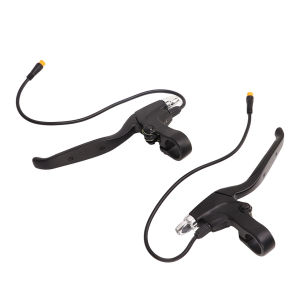 2Pcs Electric Bike Brake Levers 32cm Wire Waterproof Interface Brake Handles for BAFANG BBSHD BBS01 BBS02 Mid Motor