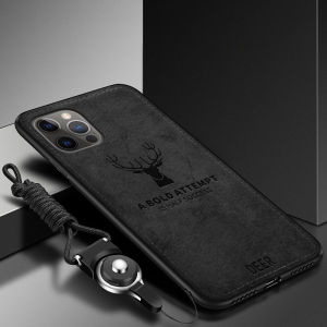 LIANPO For OPPO A15 OPPO A15s Phone Case 3D Deer Patten Cover For OPPO A15 Case With String