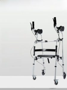 German Elderly Walker Disabled Handbrake Scooter Elderly Folding Cart Exercise Walking Scooter