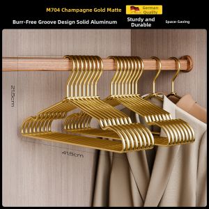 MINGZHI | Stainless Steel Anti-slip Traceless Wet & Dry Home Clothes Hangers