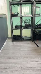 Kitchen Trolley for Vegetables and Fruits Multi-tier Grocery Shelf
