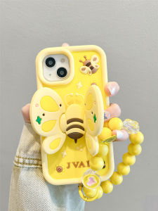 Creative Protective Phone Case with Stand Shockproof Durable Soft Silicon for  13 pro Max Compatible with 14 pro Models