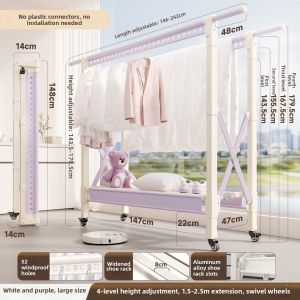 MINGZHI | Foldable & Telescopic Clothes Drying Rack