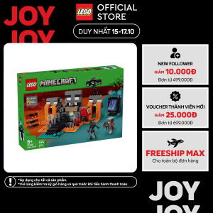 LEGO MINECRAFT 21590 Đồ Chơi Lắp Ráp Trận Chiến Với Wither (494 chi tiết)