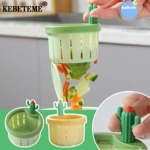 Kebeteme 2 cái Dụng cụ lọc bồn rửa nhà bếp xương rồng chậu rửa bồn rửa nhà bếp Giỏ bầu lọc cống còn lại Bộ lọc thu gom rác thực phẩm