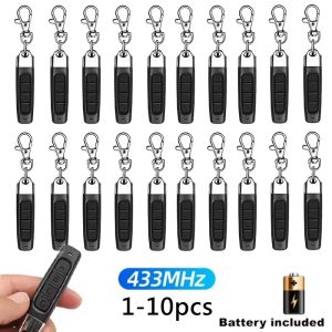 1~10PCS 433MHz Auto Copy Remote Control Electric Garage Door Opener Remotperates on both 433.92MHz frequencies compatible with