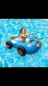 มีที่ฉีดน้ำ แพห่วงยางเด็ก แพยาง ห่วงยางสำหรับเด็ก ห่วงยาง รถที่นั่งเด็ก แพยางว่ายยน้ำ