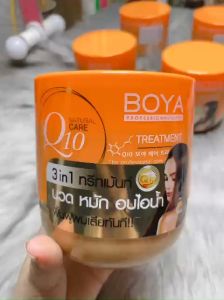 Kem ủ hấp dầu Q10 Boya nuôi dưỡng giúp tóc phục hồi mềm mại dành cho tóc khô hư tổn thái lan 500g
