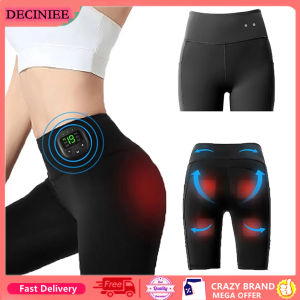 DECINIEE Microcurrent Intelligent Massage Yoga Pants EMS Muscle Stimulation Massage Weight Loss Leg Shaping Shorts Slimming Yoga Pants USB