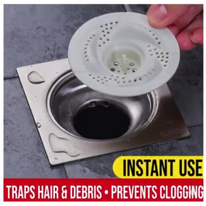 Anti Clog Hair Collector Rotating Drain Cover Mesh Sink Strainer Bug Proof Kitchen Bathroom Drain Filter