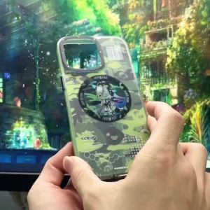 MR - Kamuflase Case Youngkit Army Military For Iphone 14 13 Pro Max Colourfull Shockproof Wireless Magsafe