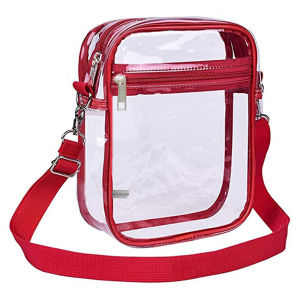 Transparent Crossbody Bag PVC Single Shoulder Womens Mobile Phone Bags Versatile And Simple Waterproof Small Square Bag