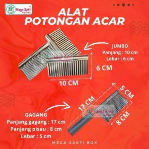(ISI 1 PCS) PISAU ACAR / ALAT POTONG ACAR / ALAT POTONG KENTANG / PISAU IRISAN ACAR STAINLESS.