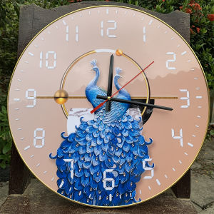 Tranh Đồng Hồ Treo Tường Tráng Gương Hiện Đại GAM_1129-5 ( tặng kèm đinh ba chân + tặng kèm pin )