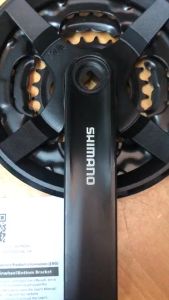 Bộ đùi đĩa dành cho xe đạp thể thao Shimano FC- TY301 28-38-48T chất liệu nhôm