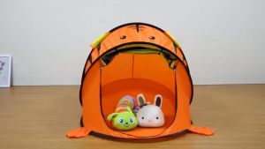 Kids Foldable Pop-up Play Tent 180*100*85cm for Kids Indoor Outdoor Kids Play Tent Festival Fun Games Cute Animal Tent
