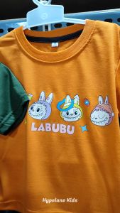 Code8.id DTF2 Baju Kaos Atasan Motif Labubu Anak Perempuan Dan Laki laki Lucu 1 - 10 Tahun