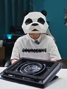 18CM ปิดเสียงยักษ์ พัดลมระบายความร้อนเทอร์โบ (9000 RPM) RGBแสงโดยรอบ โน๊ตบุ๊ค คอมพิวเตอร์ หม้อน้ำ ใช้งานได้กับแล็ปท็อปทั้งหมด