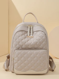 Waterproof Oxford Cloth Embroidered Large Capacity Canvas Backpack Travel Bag for Women Summer New Style Student Bookbag