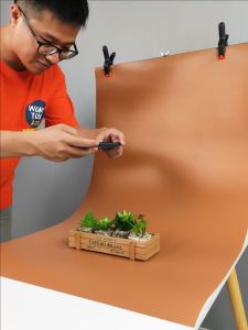 ชุด Back Drop Studio Small พร้อมพื้นหลัง แผ่น PVC ขนาด 70x140 ประกอบ อุปกรณ์ถ่ายภาพ รวม 2 ฉากถ่ายภาพ ฉากสตูดิโอ (เลือกสี) Ztudio