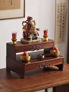 YILI DECO | Solid Wood Offering Table For Shrine