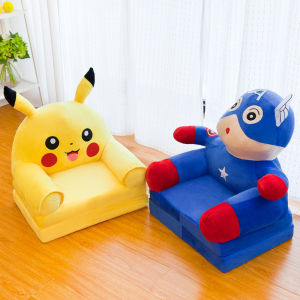 Cartoon Folding Childrens Small Sofa Kindergarten Boys and Girls Cute Baby Seat Stool Removable Washable Childrens Day Gift